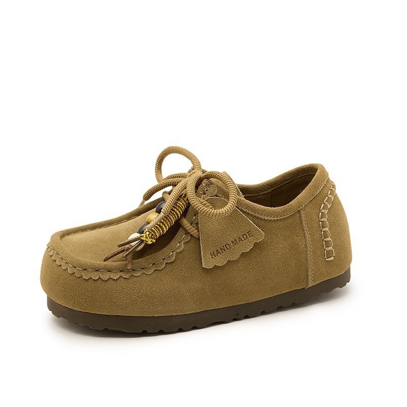 Ženské platformové tenisky inšpirované Birkenstock, hrubá podrážka 3-5 cm, horná časť z hovädzej semi, okrúhla špička, viazanie vpredu, gumová podrážka