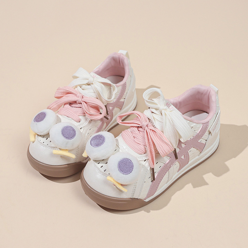 Женски обувки на клин с платформа, предна връзка, микрофибърна кожа, кръгъл пръст, височина на клина 3–5 см, каучукова подметка