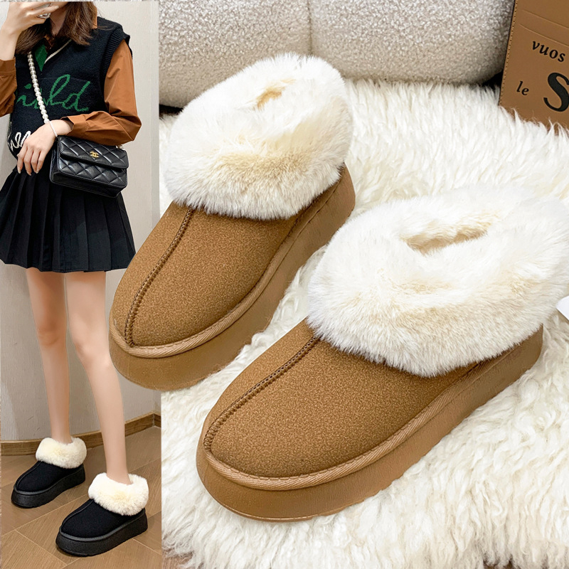 Snježne čizme, tople, protuklizni potplat, gornji dio od umjetnog pliša, gumeni potplat