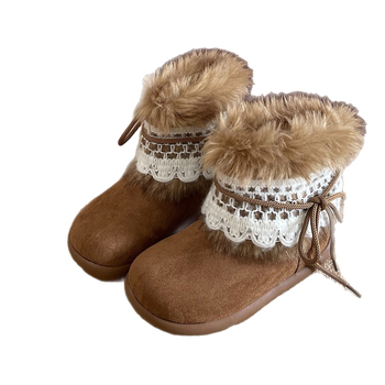 Zimske čizme s plišanim unutarnjim slojem, srednje visine, vodonepropusne, protuklizna đon, peta 3–5 cm, zima