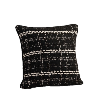 Nordic stílusú párna poliészter huzattal, PP gyapot töltéssel, testreszabható mintával, csíkos vagy egyszínű