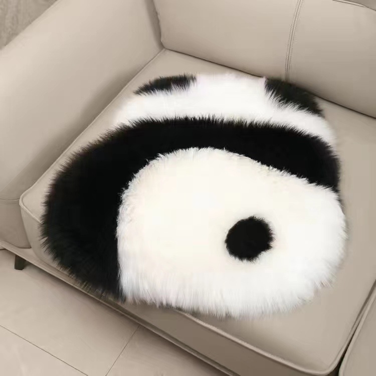 Panda vankúš s jadrom – Austrálska vlna, kreslený dizajn pandy, výplň PP bavlna