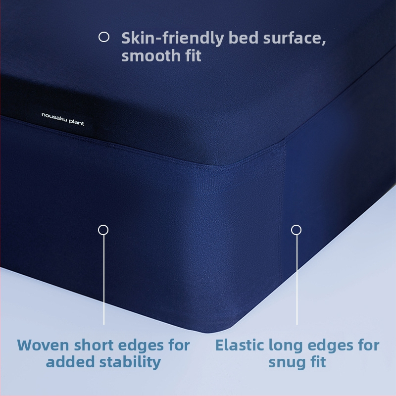 Navlaka za madrac s gumicom, od regenerirane celulozne vlakna, reactive tisak, moderni minimalistički stil, posteljina