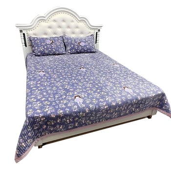 Prekrivač od mliječnog velvet materijala, set od 3 komada, zimska toplina s jastučnicama