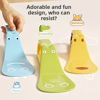 Kitaya Plastmasas gultas palagu fiksēšanas rīks – karikatūras stila, organizētājs gultas palagu kārtošanai un matrača pacēlājs (Autorizēta privātā zīmola)