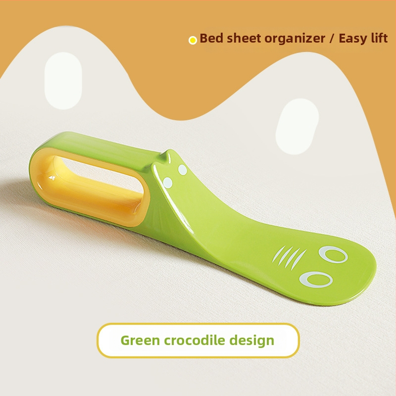 Kitaya Plastmasas gultas palagu fiksēšanas rīks – karikatūras stila, organizētājs gultas palagu kārtošanai un matrača pacēlājs (Autorizēta privātā zīmola)