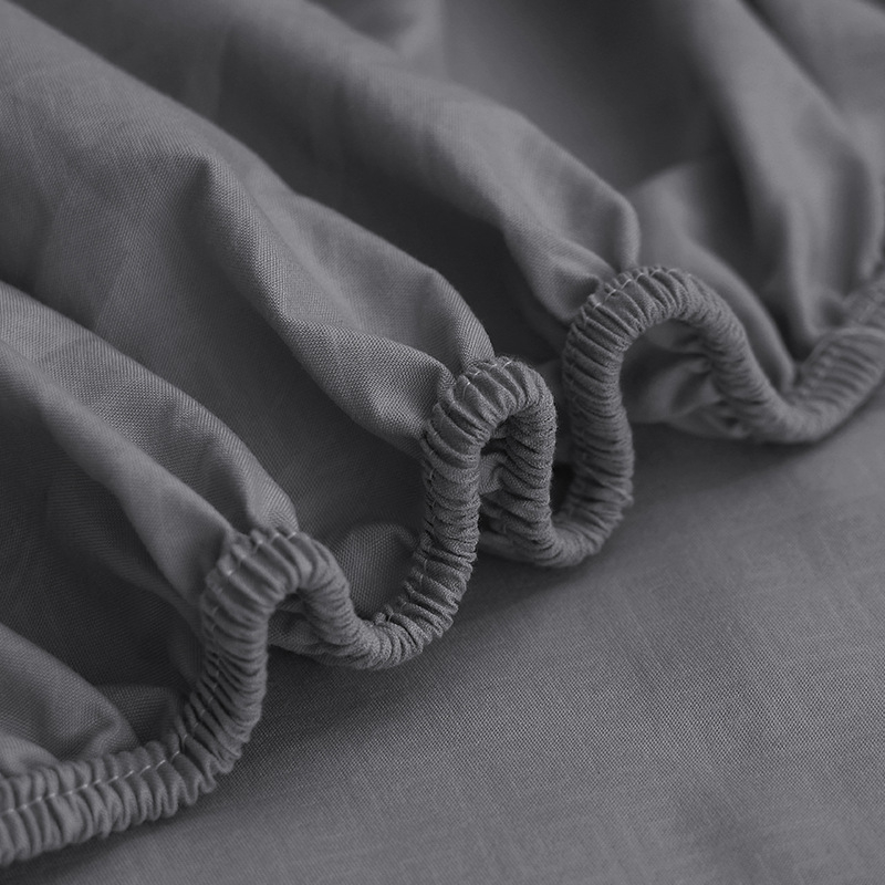 Navlaka za madrac s gumom od dugovlakenog pamuka, reaktivno bojanje, jednobojni uzorak, tkanina 40 niti