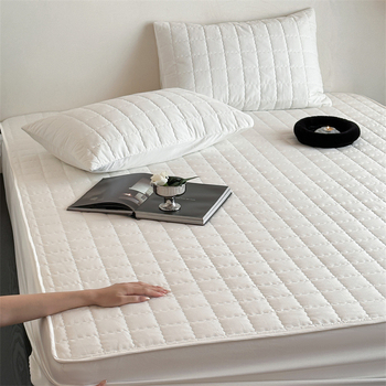 MSY 100% pamuk kvilti prekrivač za krevet, reaktivno bojenje, uzorak pruga/monofoni/geometrijski, 60 niti, težina 2,0–2,5 kg