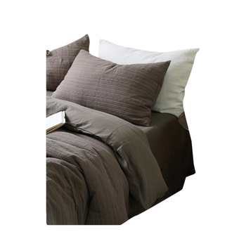 Jesensko-zimski Maillard stil, četverodijelni set posteljine, 2023 novi model, 100% pamuk, geometrijski uzorak, Jacquard tkanje, reaktivna tiskarna i bojenje, uključuje navlaku za pokrivač, gornji list i dvije navlake za jastuke
