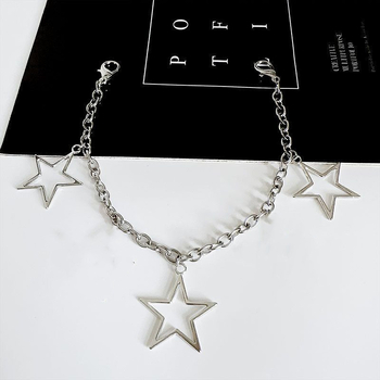 Feihua Geometrijski gležanj lanac — legura, ženski stil, geometrijski dizajn