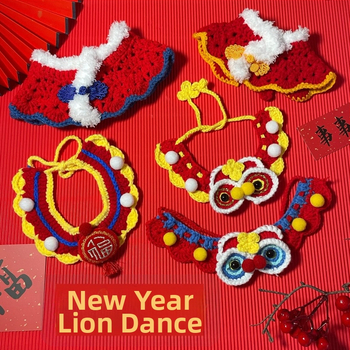 Bandana pre domáce zvieratá na sviatok s písmenným vzorom, polyester, štýl princezné, značka Also Pet and Happy