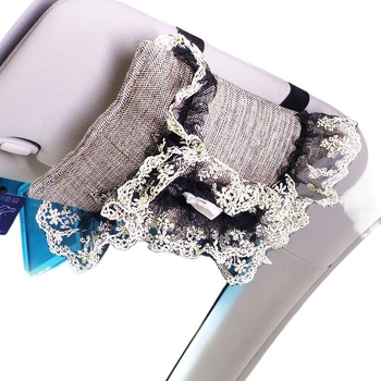 Δαντελωτό σετ εσωτερικού αυτοκινήτου: κάλυμμα λεβιέ ταχυτήτων, μαξιλαράκι βραχίονα και προστατευτικό ώμου ζώνης