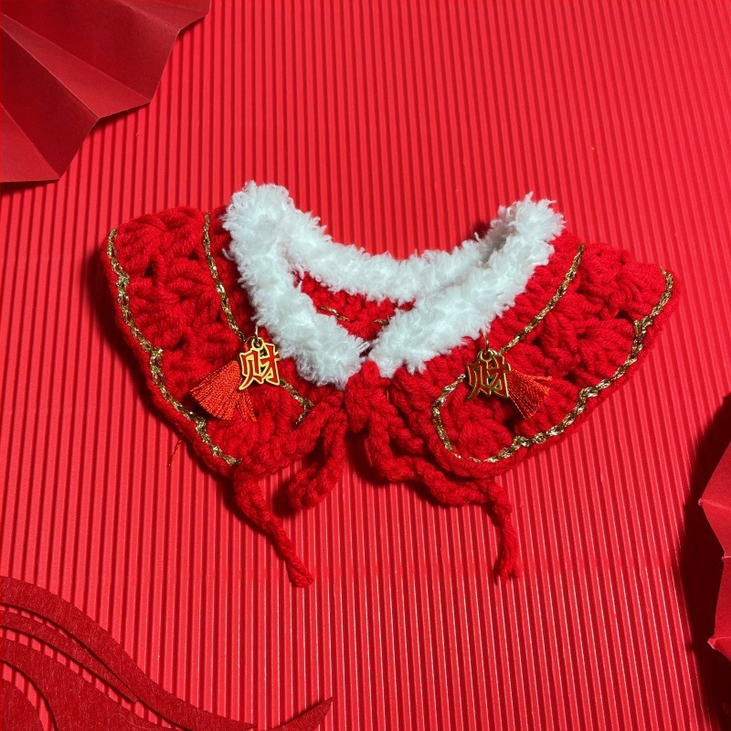 Aksesoár pre domáce zvieratá: šál-bib s písmenkovým vzorom, polyester, štýl Prince Wind (svadby, narodeniny, Deň Zamilovaných, festivaly)