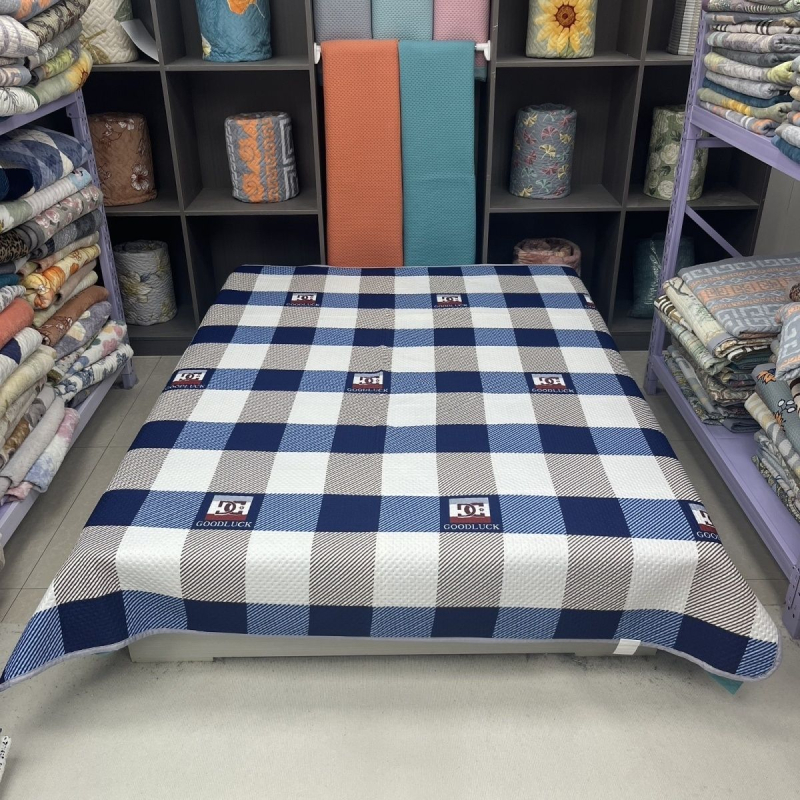 Set de acoperire pentru pat în cămin studențesc, pentru toate anotimpurile, trei piese, cu două fețe, antialunecare, lavabil în mașina de spălat