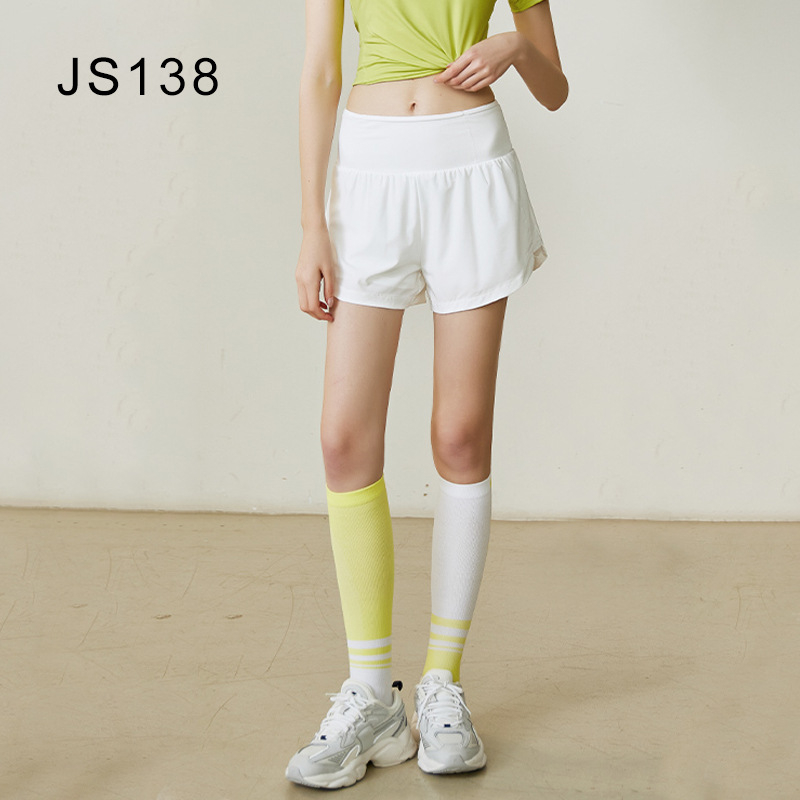 Ženski ljetni sportski set 2025: brzo sušeća poliester-spandex tkanina, Dip Dye obrada, Ice Silk rashujući materijal, 3/4 rukav, Chanel stil, casual set