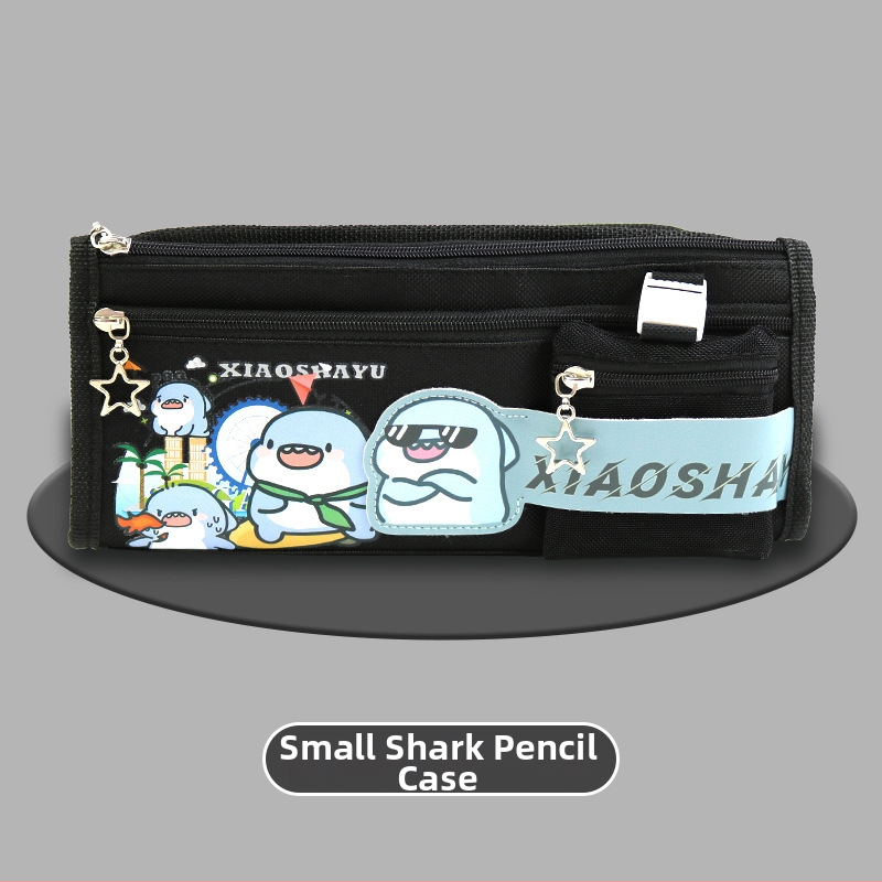 Pikachu pieštukų dėklas su didele talpa – mokykliniai raštinės reikmenys, kanvas medžiaga, Anime prekės ženklas, Korėjos stilius