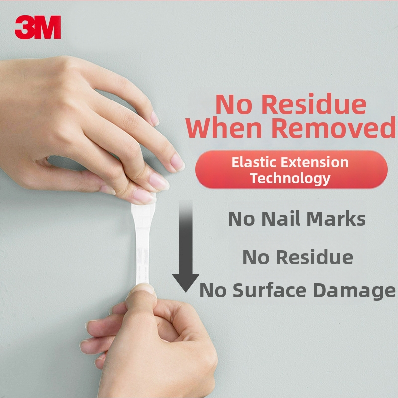 3M Kuka bez tragova – plastična kuka za zid, jednokraki, ljepilo, moderni minimalistički dizajn