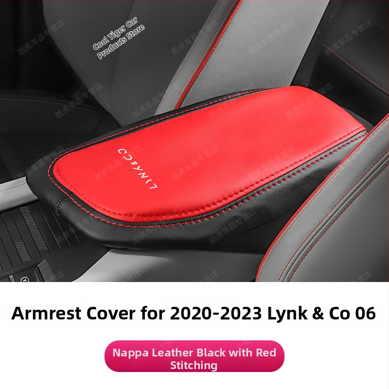 Nahast käetoe kate Lynk & Co 06 jaoks – keskkonsooli kaitsekate, auto sisustus tarvik