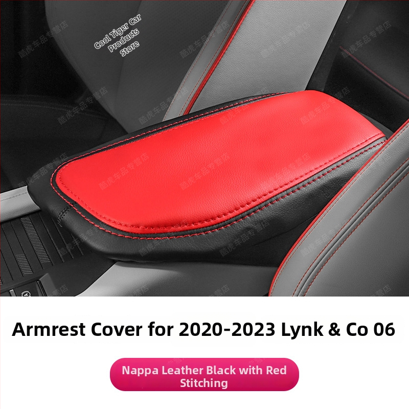 Nahast käetoe kate Lynk & Co 06 jaoks – keskkonsooli kaitsekate, auto sisustus tarvik