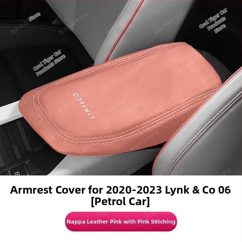 Nahast käetoe kate Lynk & Co 06 jaoks – keskkonsooli kaitsekate, auto sisustus tarvik