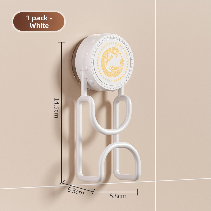 Nástenný vešiak na umývadlo so sacou z nehrdzavejúcej ocele, moderný minimalistický dizajn, jeden hák, nosnosť 1–3 kg