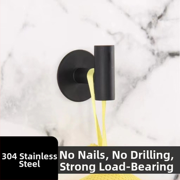 Kuka od nehrđajućeg čelika za zid u kupaonici, bez bušenja, bez vijaka, moderan i jednostavan stil, težina 45 g