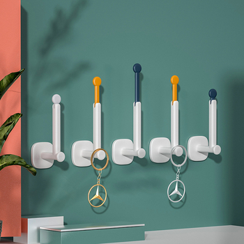 Cuier de perete cu bandă adezivă, stil japonez, din plastic, 0–1 kg, 1 piesă.