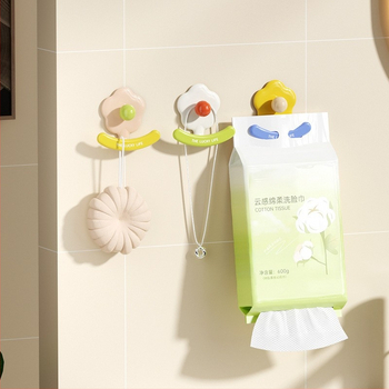 Līmes āķis virtuves un vannas istabai – ABS materiāls, 3 kg slodze, vienslāņa dizains