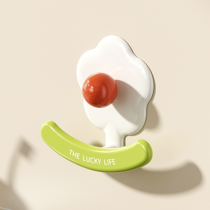 Līmes āķis virtuves un vannas istabai – ABS materiāls, 3 kg slodze, vienslāņa dizains