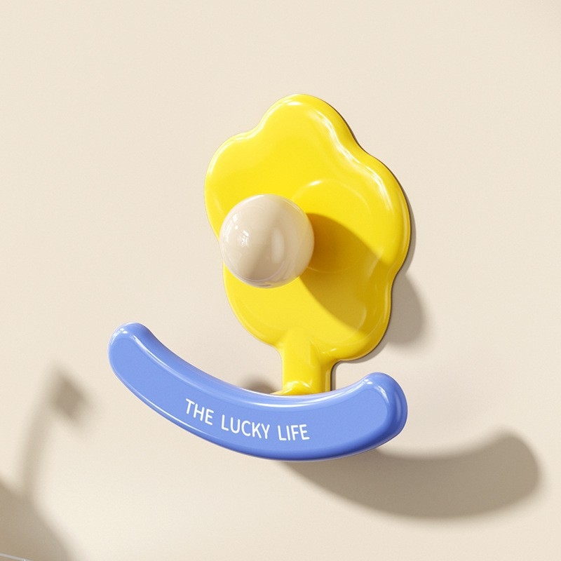 Līmes āķis virtuves un vannas istabai – ABS materiāls, 3 kg slodze, vienslāņa dizains