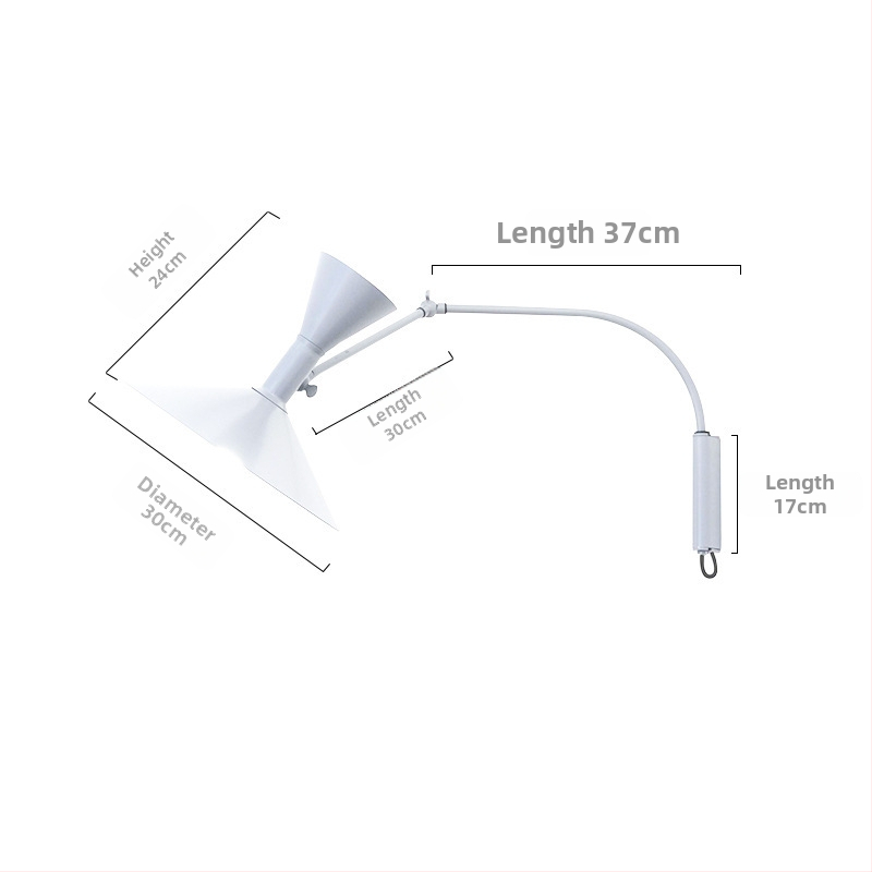 Sieninė lempa – LED šviesa, geležies gaubtas ir korpusas, 220V, CE sertifikuota