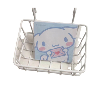 Pakārts režģa grozs no kalta tērauda uz plauktiem un uzglabāšanai