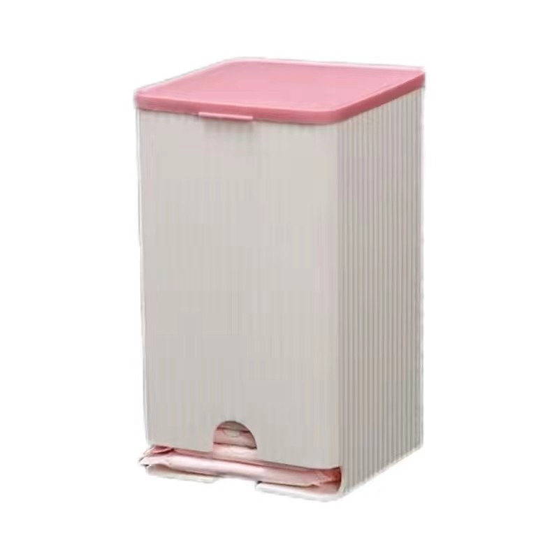 Sienas piestiprināama daudzfunkcionāla uzglabāšanas kārba higiēnas uzglabāšanai, putekļu aizsardzība, ar vāku, modelis Pull, materiāls PP