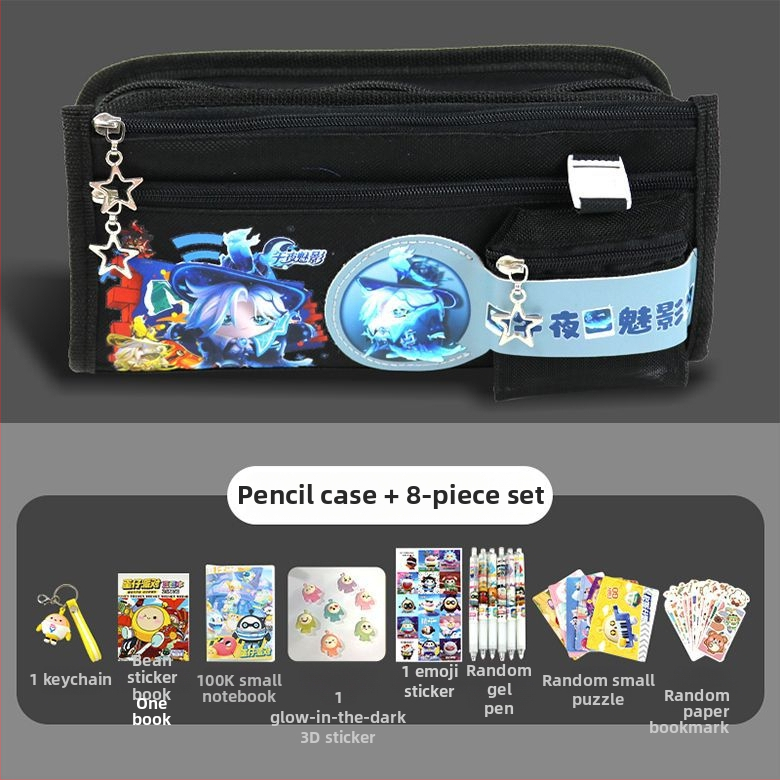 Платен пенал за моливи с тема Monkey King, детски стил, за момичета