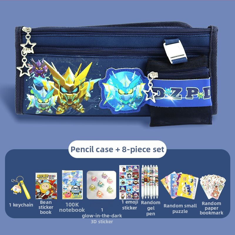 Платен пенал за моливи с тема Monkey King, детски стил, за момичета