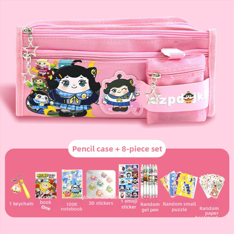 Pieštukų dėklas iš kanvos, vaikiško stiliaus, mergaitėms, Prekės ženklas: Other