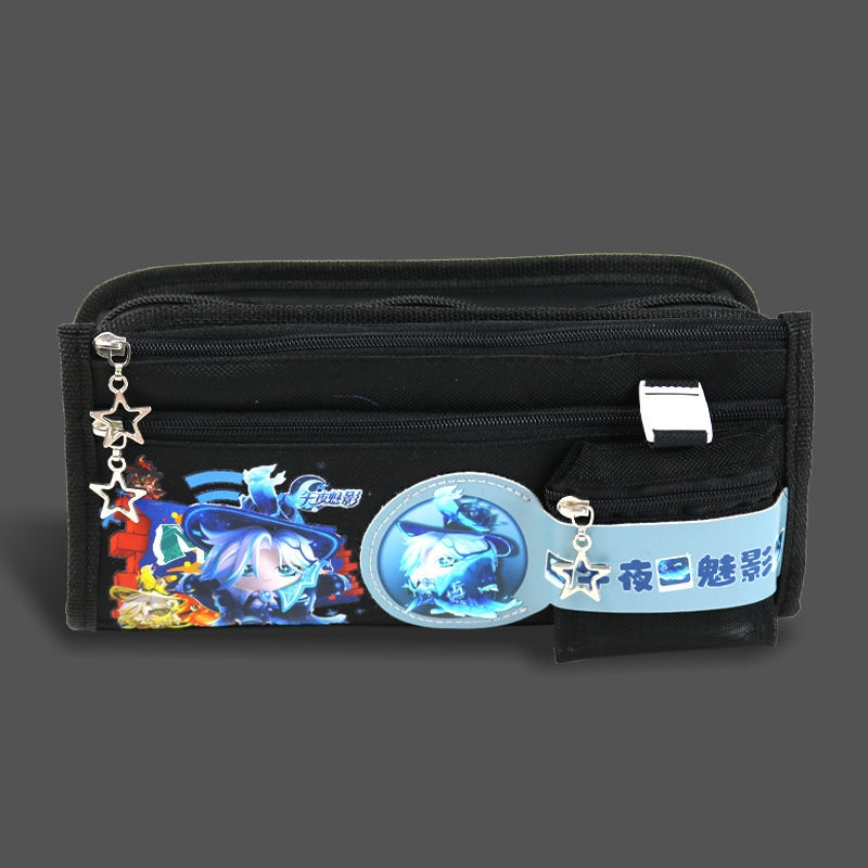 Monkey King drobės pieštukų dėklas mergaitėms, vaikiškas stilius