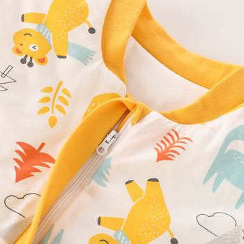 Hálózsák csecsemőknek, 1–3 éveseknek, állandó hőmérséklet, vastag pamut töltet, mesefigurás minta, téli használat