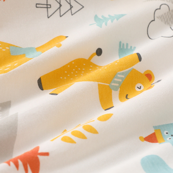 Hálózsák csecsemőknek, 1–3 éveseknek, állandó hőmérséklet, vastag pamut töltet, mesefigurás minta, téli használat