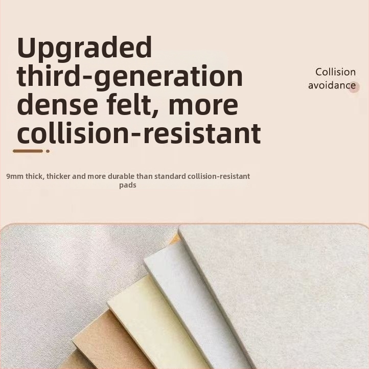 Bērnu filca sienas uzlīmes — minimālisks stils, ģeometrisks raksts, fona dekors, bez urbšanas, 3D efekts