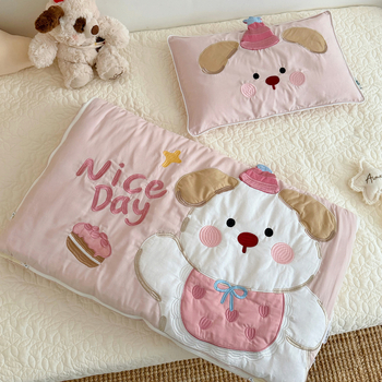 Карикатурно детско анти-кик одеяло, чист памук, 1,6–2 кг, пълнеж от влакна, стил карикатура