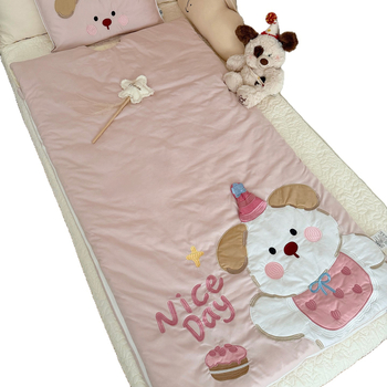 Карикатурно детско анти-кик одеяло, чист памук, 1,6–2 кг, пълнеж от влакна, стил карикатура