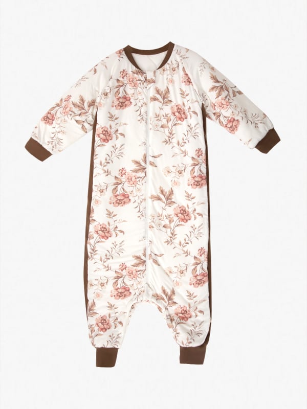 Dječja spavaća vreća s dizajnom podijeljenih nogu, Space Cotton punilo, vanjski materijal od vlakana bambusa i poliesterska podstava