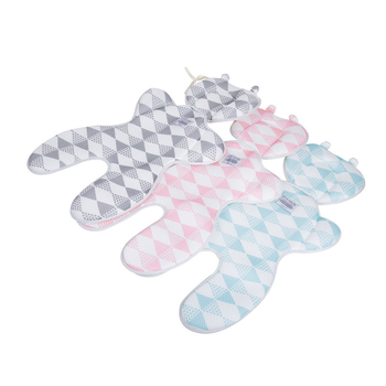 Covoraș pentru căruciorul bebelușului - design sandwich 3D respirabil, cu urechi de urs, strat dublu, poliester, pentru 1–2 ani, personalizabil