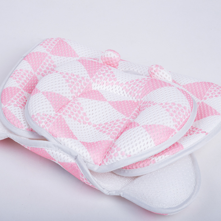 Covoraș pentru căruciorul bebelușului - design sandwich 3D respirabil, cu urechi de urs, strat dublu, poliester, pentru 1–2 ani, personalizabil