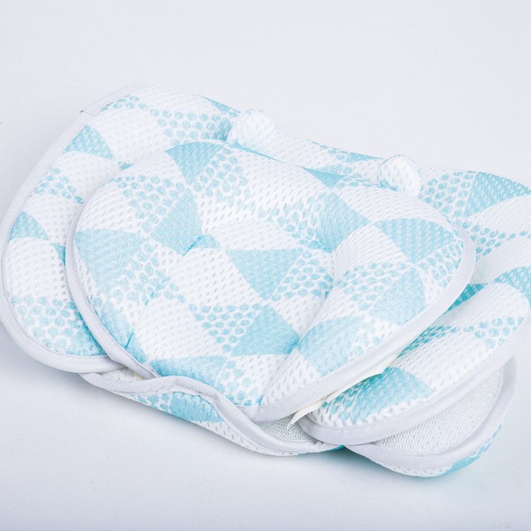 Covoraș pentru căruciorul bebelușului - design sandwich 3D respirabil, cu urechi de urs, strat dublu, poliester, pentru 1–2 ani, personalizabil