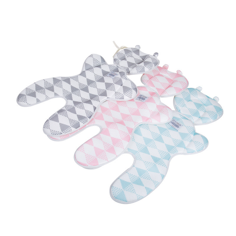 Covoraș pentru căruciorul bebelușului - design sandwich 3D respirabil, cu urechi de urs, strat dublu, poliester, pentru 1–2 ani, personalizabil