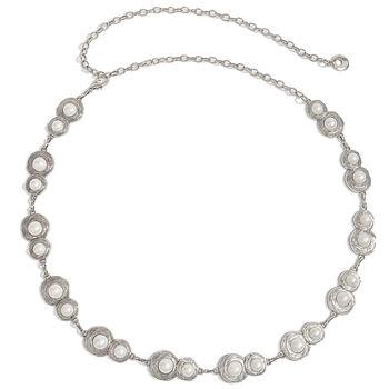 Lanț talie din metal, stil versatil, cu o singură buclă, pentru femei, toate sezoanele