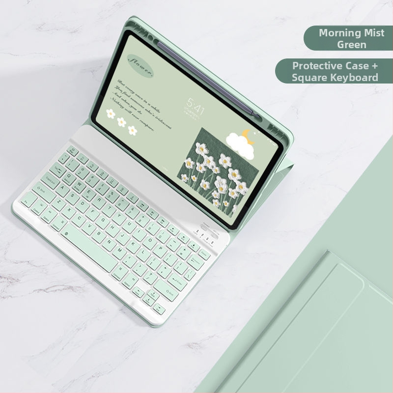 Ochranný obal na iPad s integrovanou Bluetooth klávesnicou, magnetickým uchytením a priehradkou na stylus