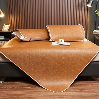 Atvėsinantis lovos kilimėlis, sulankstomas dizainas, viskozės pluoštas (ice silk), susiūtas audinys (spliced), naujasis kinų stilius